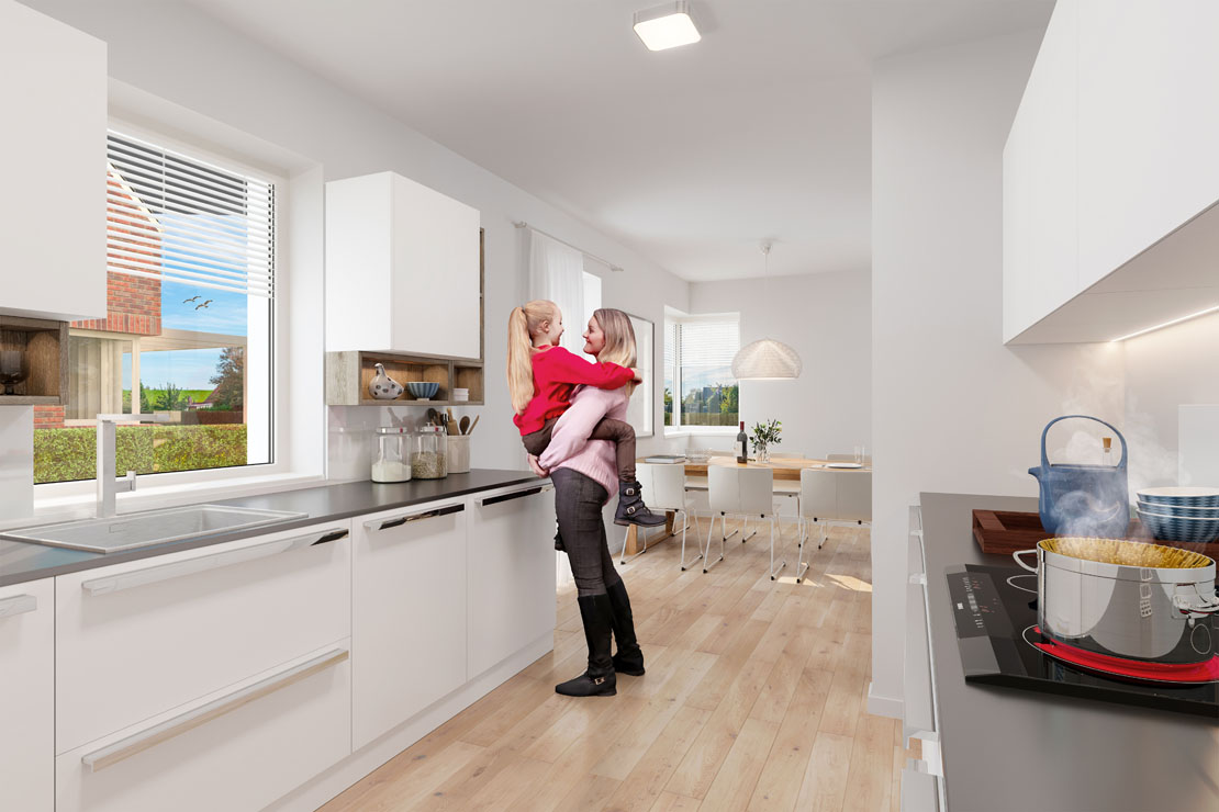 Ferienhaus kaufen Nordsee Küche