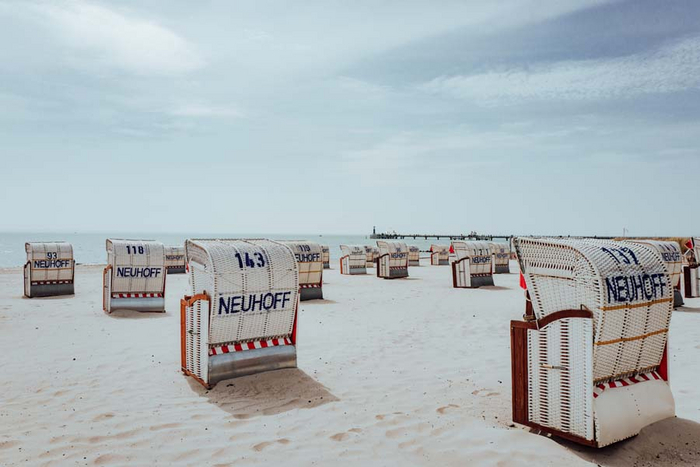 Grömitz Ostsee Ferienwohnung kaufen Strandkörbe